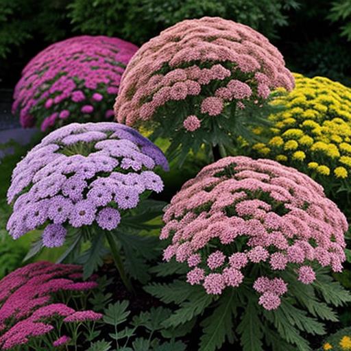 Achillea Millefolium, Yarrow Perennials, Perennial Plants, Garden Flowers, Landscape Design