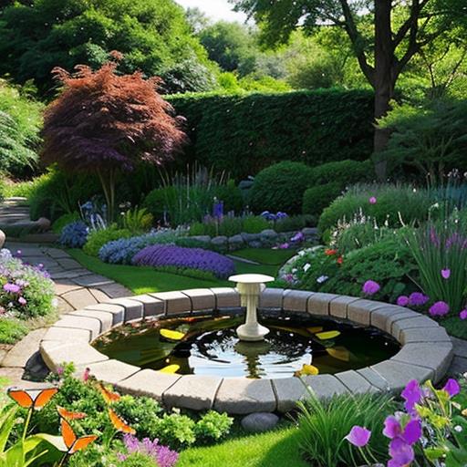 Butterfly habitat, Water features, Perennial gardens, Butterfly breeding, Attracting butterflies