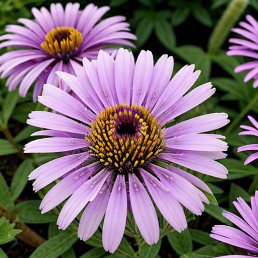 New England Aster, Pollinators, Bees, Butterflies, Beneficial Insects