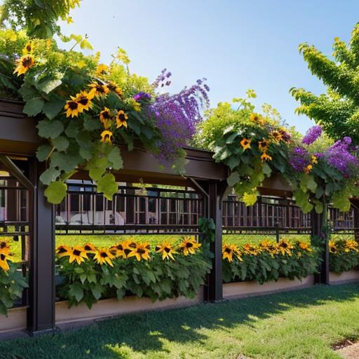 Balcony Vineyard, Perennial Flowers, City Grapes, Cultivating, Urban Space