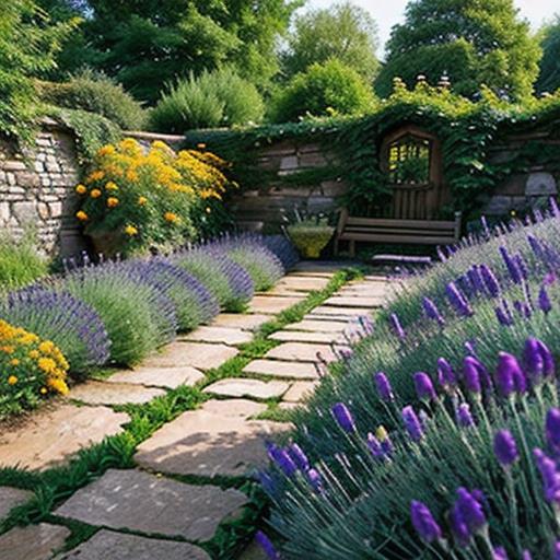 Perennial Flowers, Medieval Herb Gardens, History Connection, Rosemary Lavender, Marigold Rue