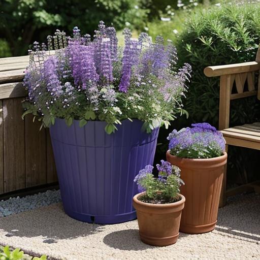 Catmint containers, Growing catmint, Nepeta pots, Container gardening, Catmint care