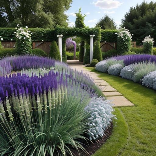 Combining Nepeta, Ornamental Grasses, Garden Design, Dynamic Composition, Low-Maintenance Plants