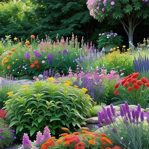 companion planting, perennials, garden, harmonious plant combinations, enhance landscape