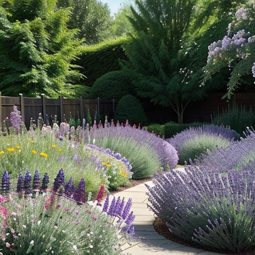 Fragrant garden, Catmint companions, Aromatic perennials, Creating a sensory delight, Beautiful blooms