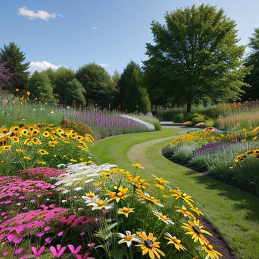 Perennial meadow, Naturalistic gardening, Sustainable landscaping, Plant selection, Low maintenance landscape