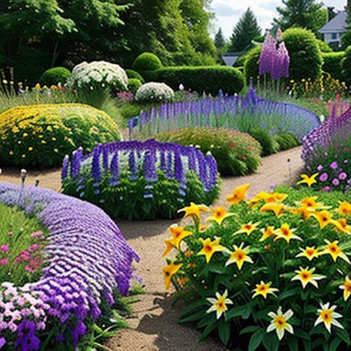 perennial plants, plant combinations, garden design, bloom times, foliage plants