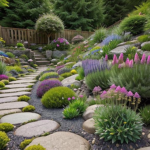 Perennial rockery gardens, Alpine landscapes, Garden design, Low-maintenance plants, Outdoor landscaping