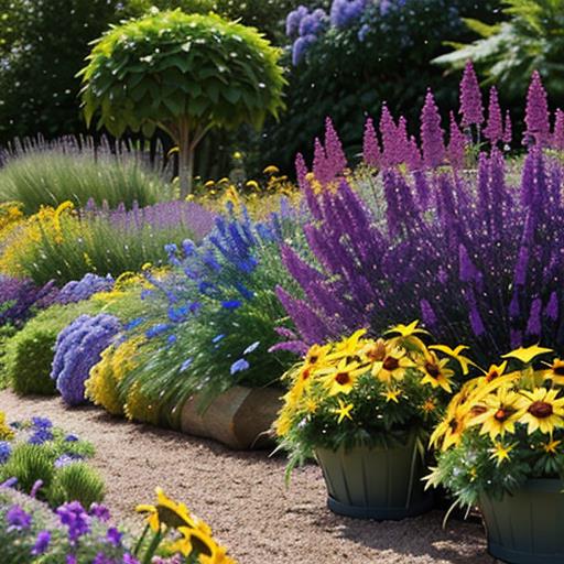 Perennial Plants, Garden Combinations, Color Contrast, Texture Play, Seasonal Interest