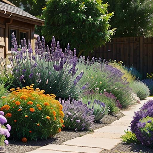 Drought tolerant perennials, Water wise planting, Sustainable landscaping, Low maintenance garden, Eco friendly plants