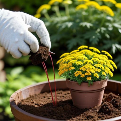 propagate yarrow, root cuttings, yarrow plant, gardening tips, perennial propagation