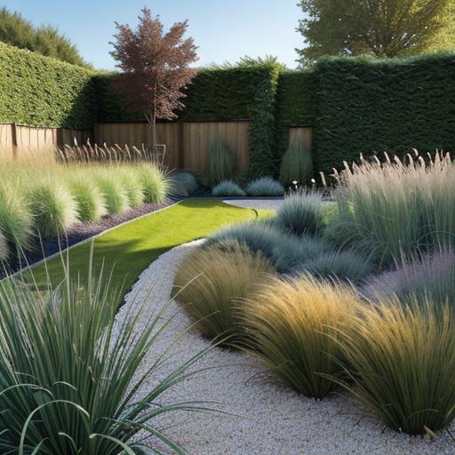 Perennial grasses, Garden design, Texture contrast, Planting tips, Dynamic landscape