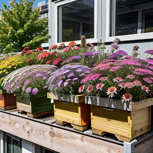 Perennial Flowers, Urban Bee Balconies, Beekeeping Support, City Gardening, Pollinator Habitat