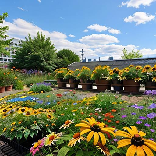 Perennial Flowers, Urban Biodiversity, Wildlife Habitat, Rooftop Gardens, Urban Wildlife