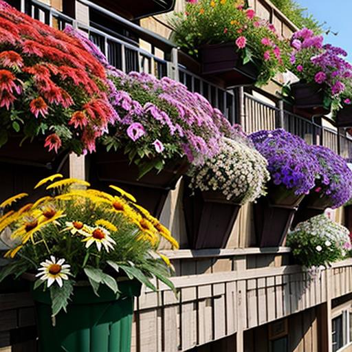 Perennial Flowers, Urban Wildlife, Balcony Garden, Wildlife-Friendly Habitat, City Fauna