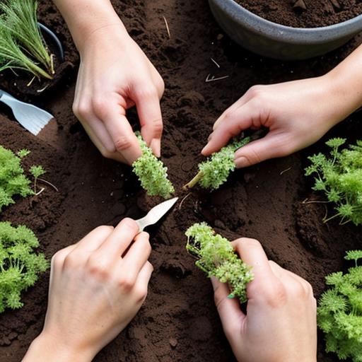 Root Division, Propagating Yarrow, New Plants, Perennial Flower, Garden Propagation