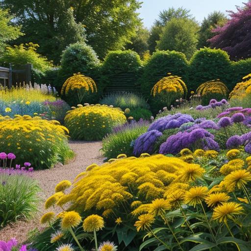 Solidago Companion Plants, Garden Pairings, Harmonious Gardens, Goldenrod Companions, Plant Pairings