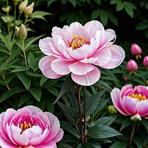 Peony Lactiflora, Landscape Design, Planting Combinations, Garden Beauty, Perennial Plant