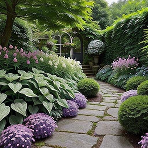 Shade garden, Perennials, Combining plants, Seasonal interest, Color palette