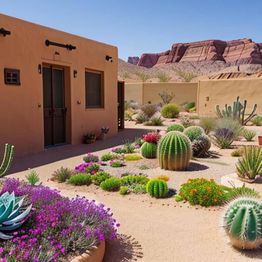 Perennial Flowers, Rooftop Oasis, Desert Climate, Arid Conditions, Drought-Tolerant