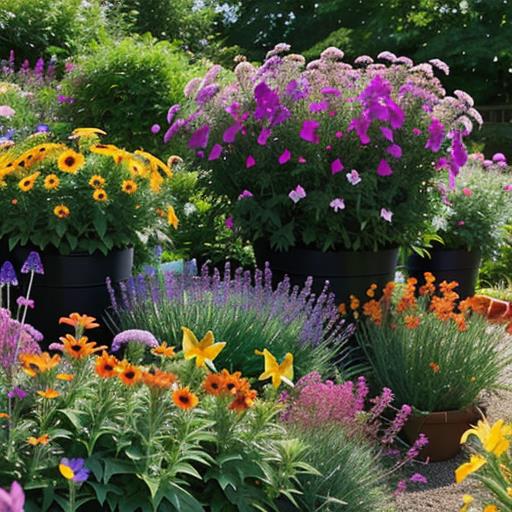 Perennial Flowers, Water Efficient, Rooftop Gardens, Sustainable Oasis, Native Perennials