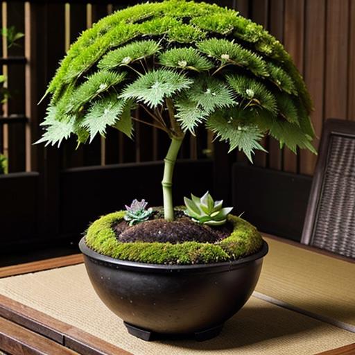 Kokedama Perennial, Japanese Moss Ball Gardens, Unique Plant Display, Art of Kokedama, Perennial Plant Care