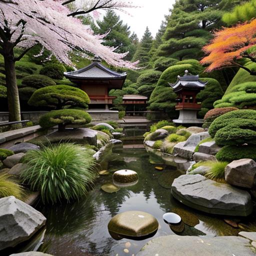 Perennial Japanese Gardens, Zen Principles, Landscape Design, Japanese Garden Plants, Tranquil Outdoor Spaces