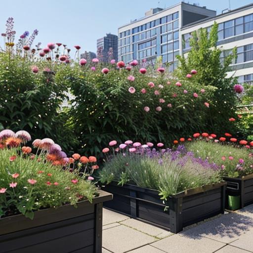 Urban Rooftop Orchards, Perennial Flowers, City Gardening, Rooftop Gardening, Harvesting Flowers